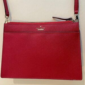 Kate Spade crossbody, red leather
